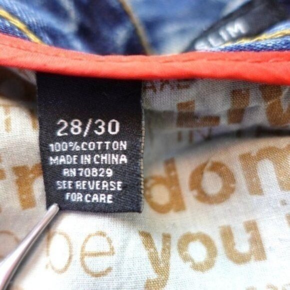 CJ Black Premium Distressed Ripped Denim Slim Fit Jeans W28 L30 Streetwear - Picture 9 of 12